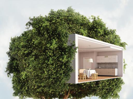 θερμομόνωση και δενδρόσπιτο