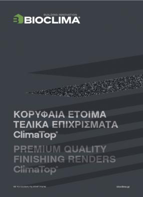 PREMIUM QUALITY FINISHING RENDERS ClimaTop®